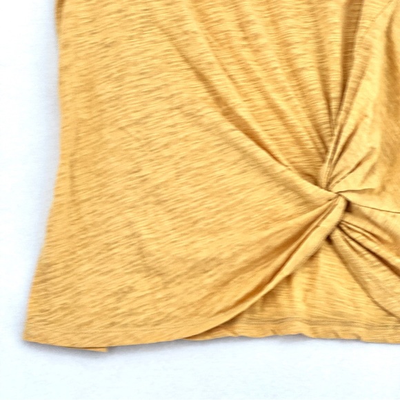 Altar’d State Women’s Twist Front Tank Top Large Mustard Yellow Casual - Picture 6 of 15